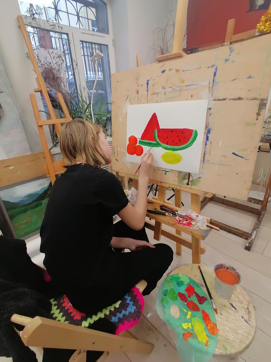 студия рисования, арт студия, рисование для детей, детская студия изобразительных искусств, художественная студия