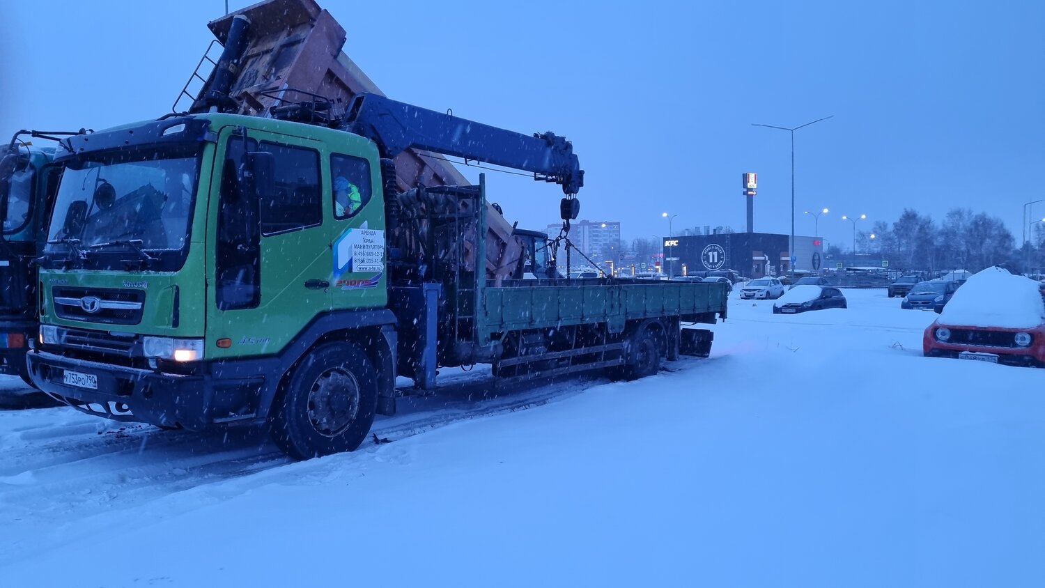 daewoo novus , 2010 манипулятор, daewoo novus манипулятор низкорамный, кран манипулятор, эвакуатор с кму, манипулятор