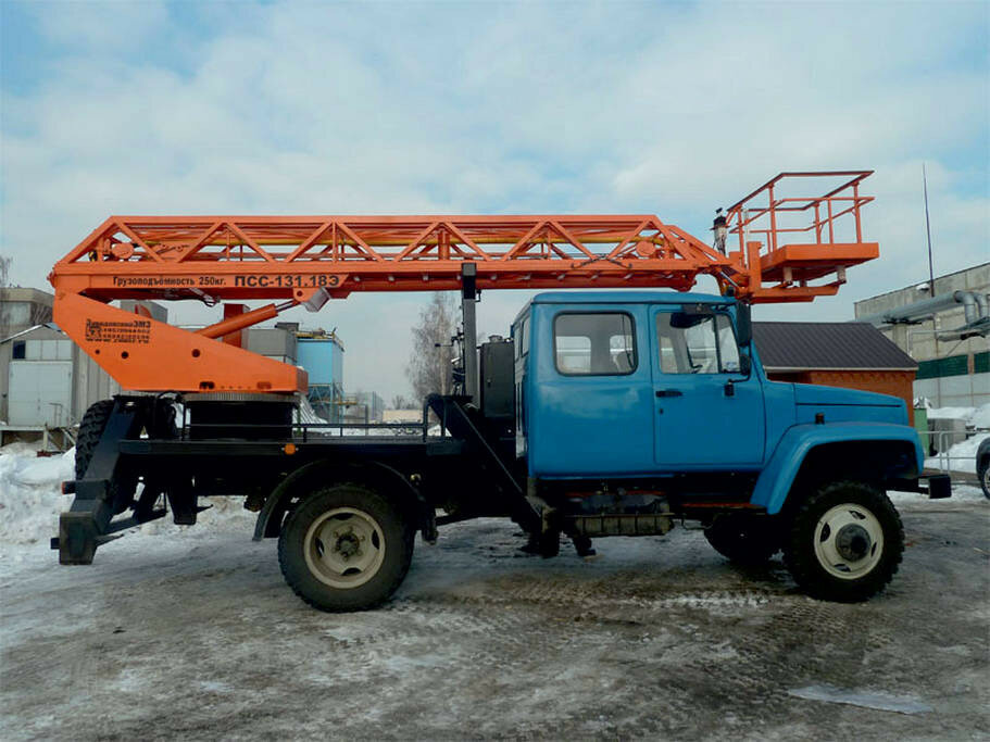 автовышка маз ап17, псс131.18э на шасси газ, газ 4х4 автовышка, автовышка на базе газ, автовышка газ
