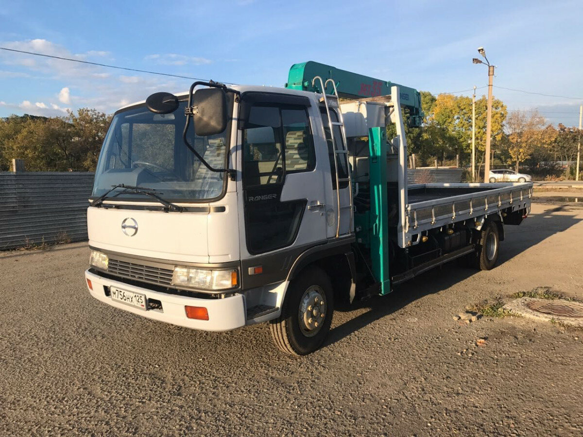 манипулятор хино рангер 1998г, хино рейнджер манипулятор, hino ranger 1998 с манипулятором, воровайка хино рейнджер, манипулятор hino ranger 1997