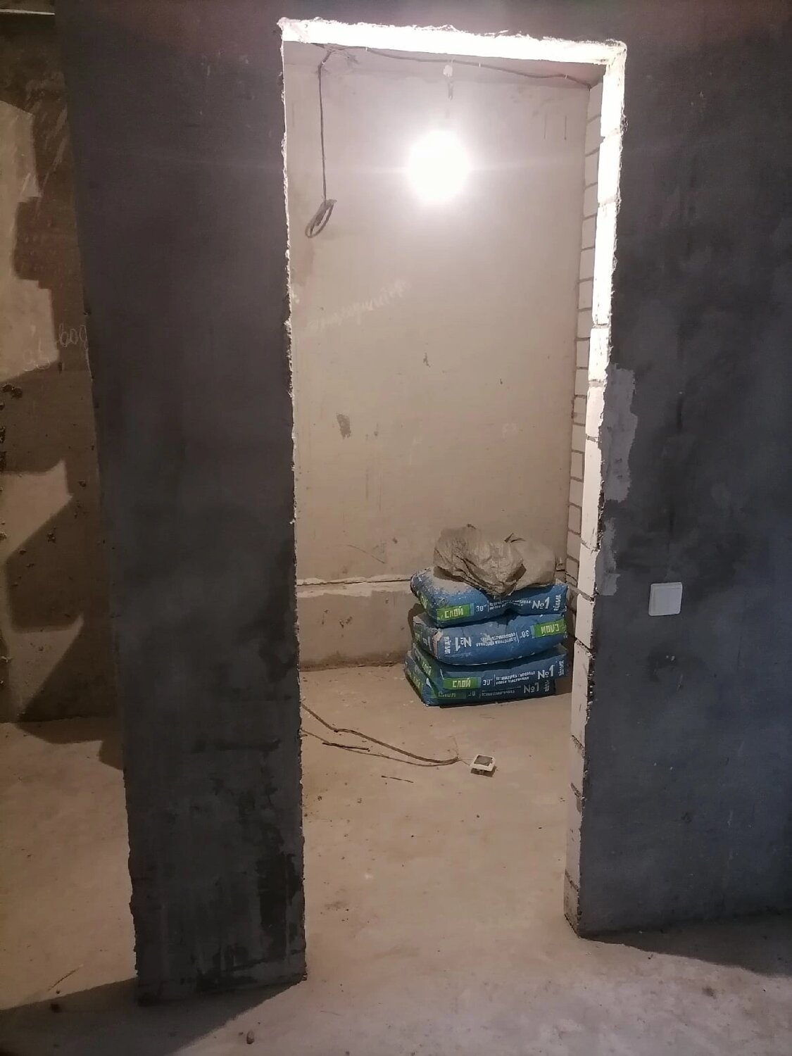 проем, квартира, черновая квартира, выравнивание стен, дверной проем