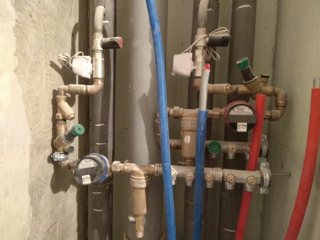 Монтаж систем подачи воды