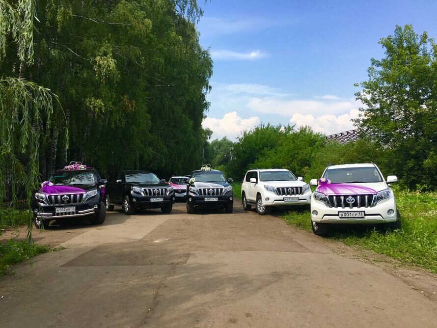 свадебный кортеж, прадо свадебный кортеж 150, свадебный кортеж из крузаков, свадебный кортеж в коврове, автомобиль