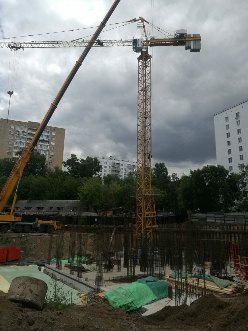 башенный кран, башенный кран potain mct 88, potain mc 235b, tower cranes potain, potain 175b
