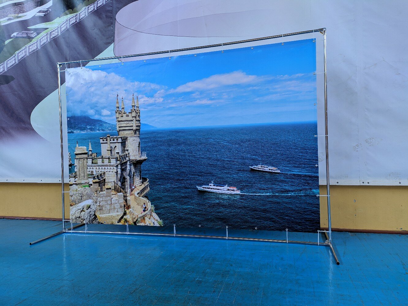 картина, масляная живопись, морской пейзаж, корабль, холст