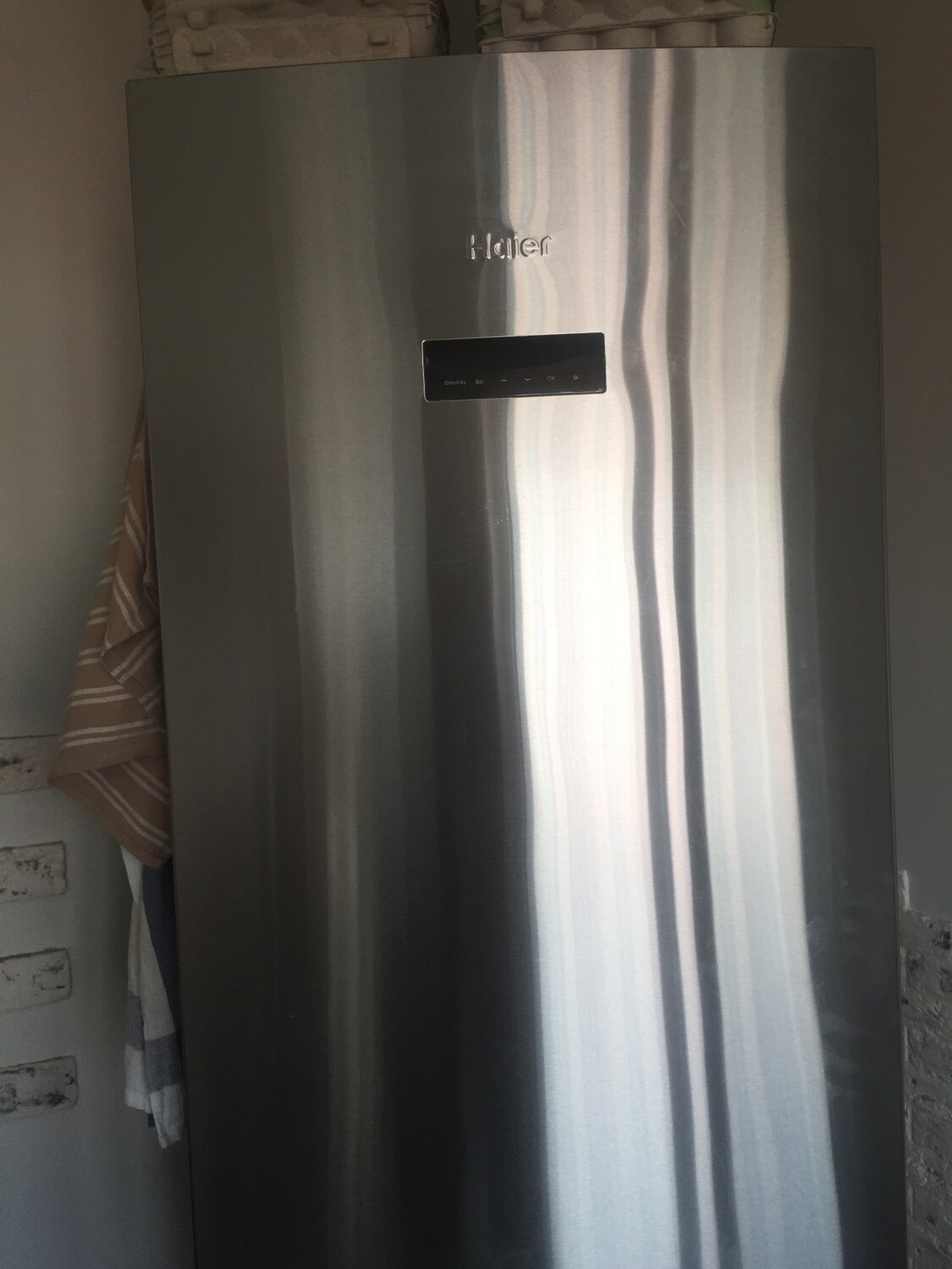бытовая техника, техника, холодильник haier сзади, холодильник, холодильник haier cfd634cx