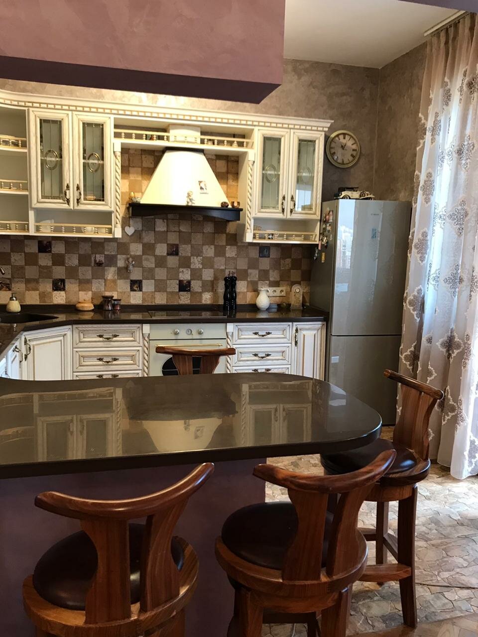 кухня в стиле сталинский ампир, кухня классик, кухня, дизайн кухни, кухня леонардо италия