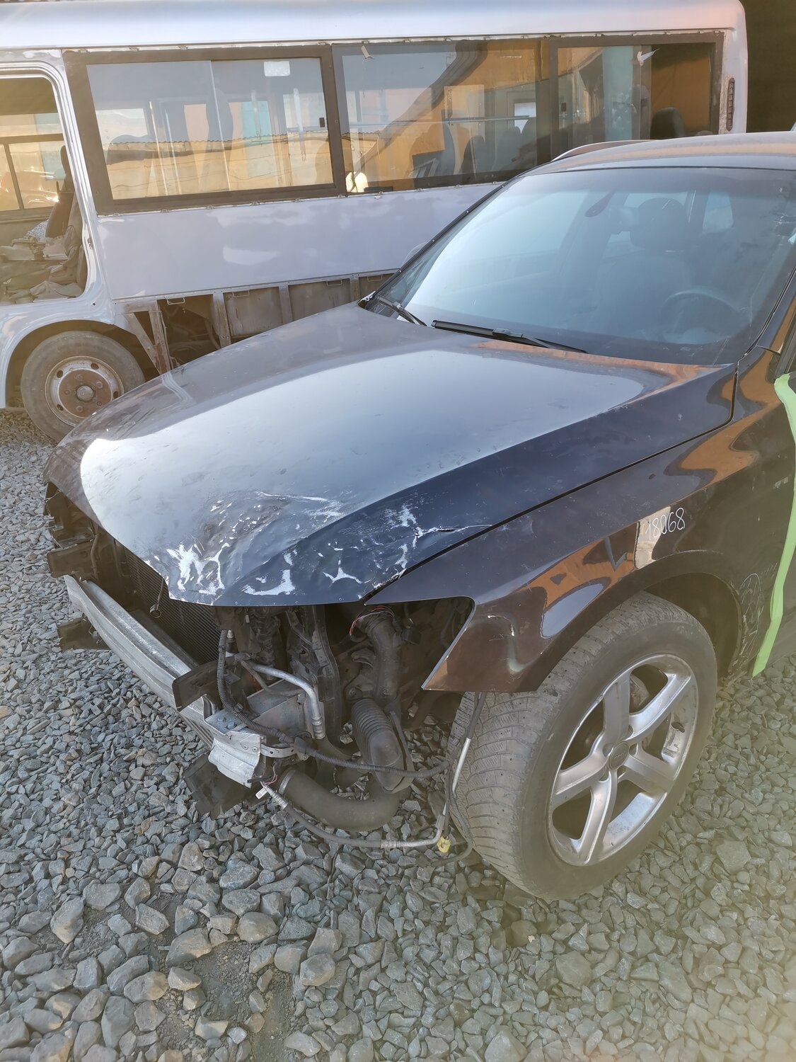 автомобиль, авто, легковой автомобиль, авто перевертыш битый, Mitsubishi Outlander II Рестайлинг