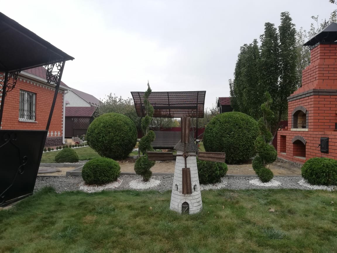 ландшафтный дизайн, загородный дом, дача, дом, участок