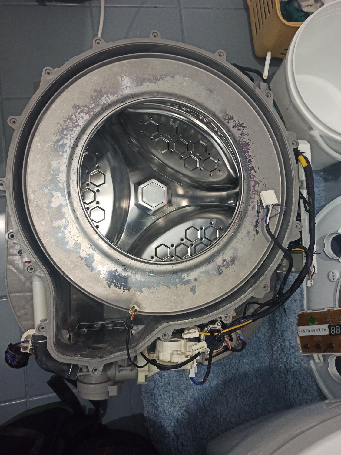 бак стиральной машины mf-s50-3301-3030, бак стиральной машины 094908, бак стиральной машины samsung s852, стиральная машина, бак стиральной машины самсунг