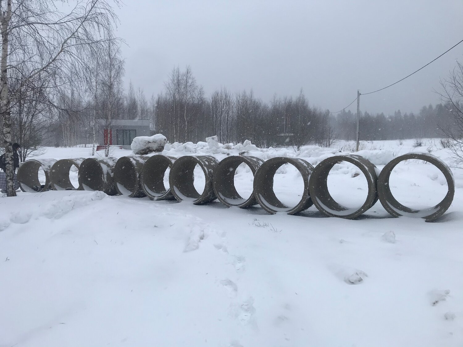 копка колодцев в зимний период в ишиме, колодец, колец, колес, шин