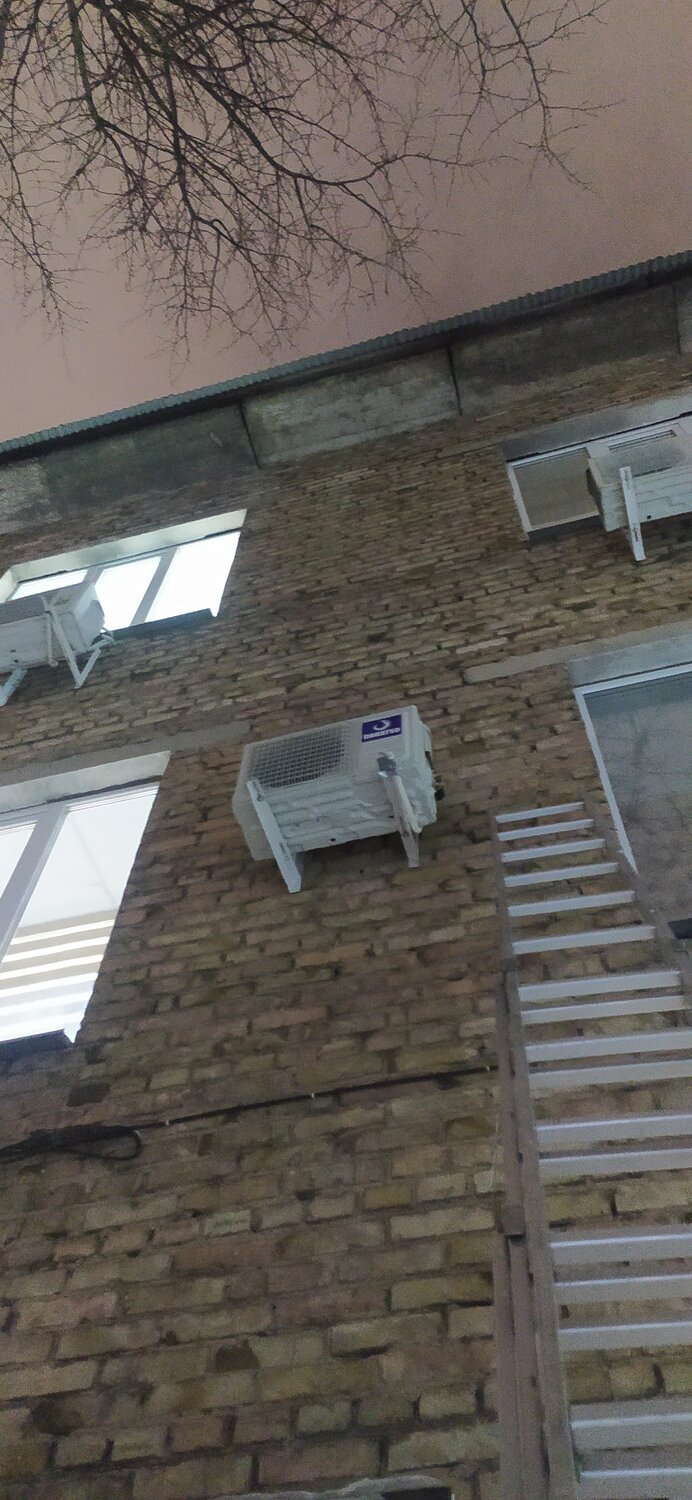 кондиционер, здание, дом, пятый этаж, многоквартирный дом