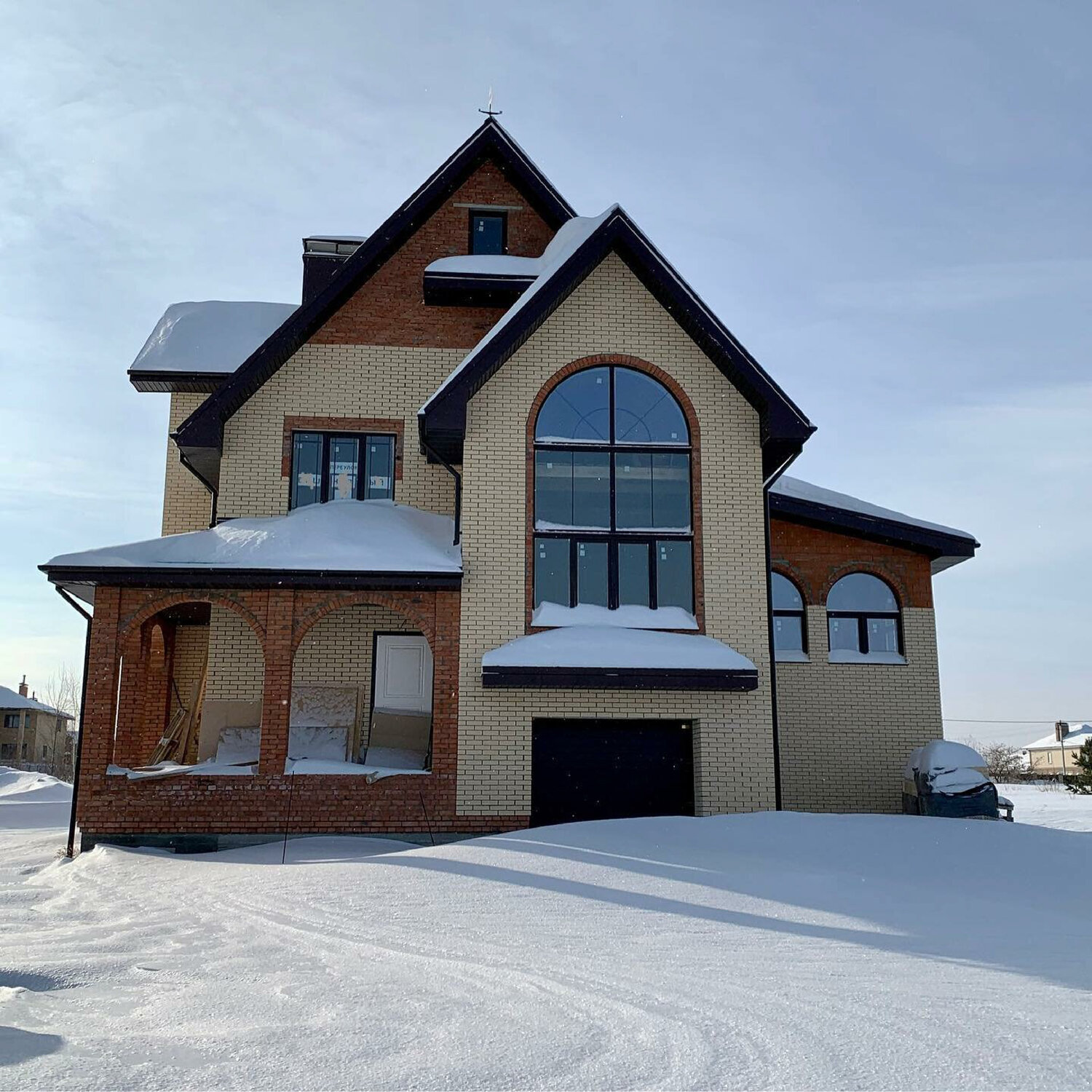 коттедж, красивые коттеджи, двухэтажные коттеджи, кирпичный коттедж, шикарный коттедж