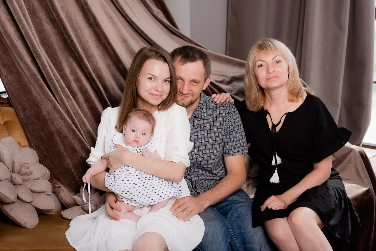 девушка, человек, семья, семейный, отец