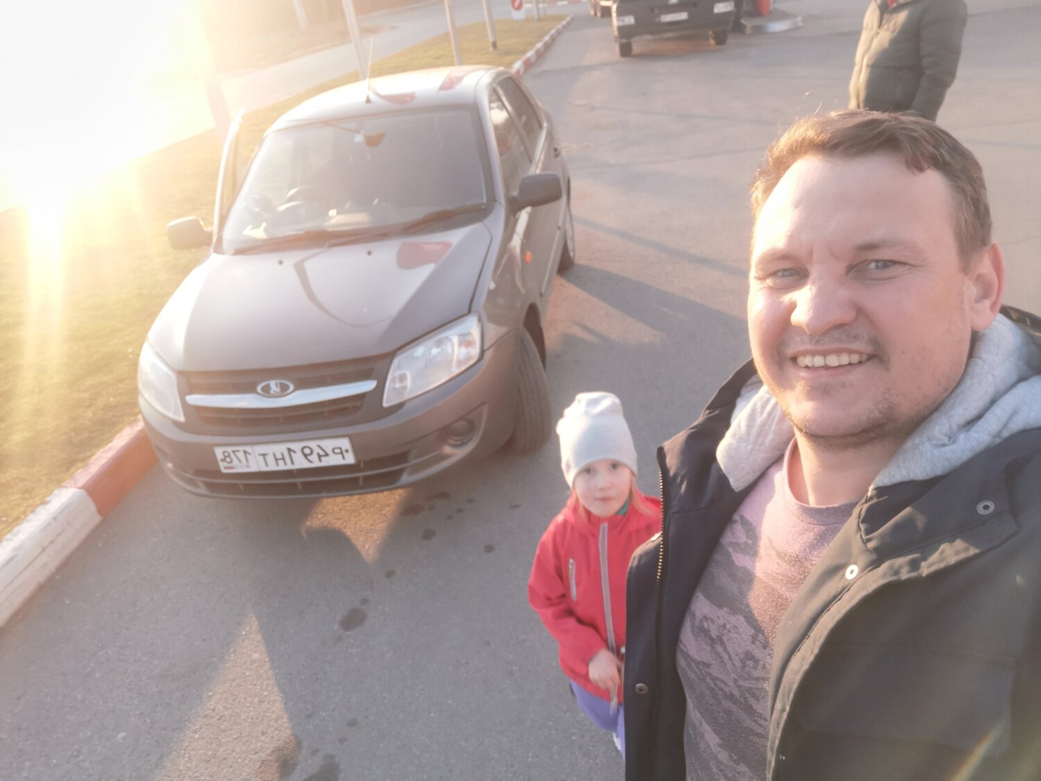 lada granta, автомобиль, авто, мужчина, гранта