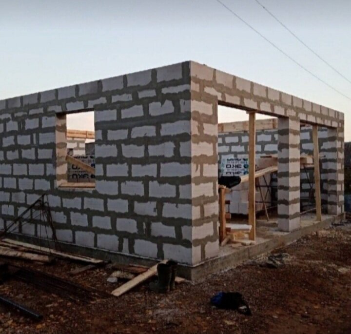 дом из газобетона, строительство домов из газобетона, дом из пеноблоков, пеноблок, дом из газоблока