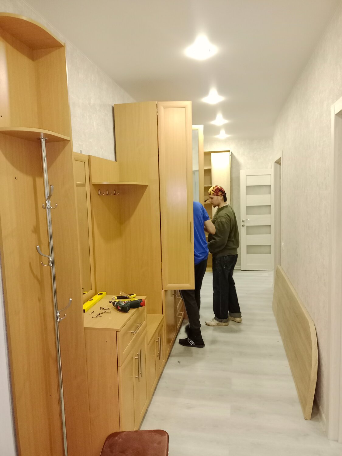 квартиры, интерьер, прихожая шкаф, прихожая, комната