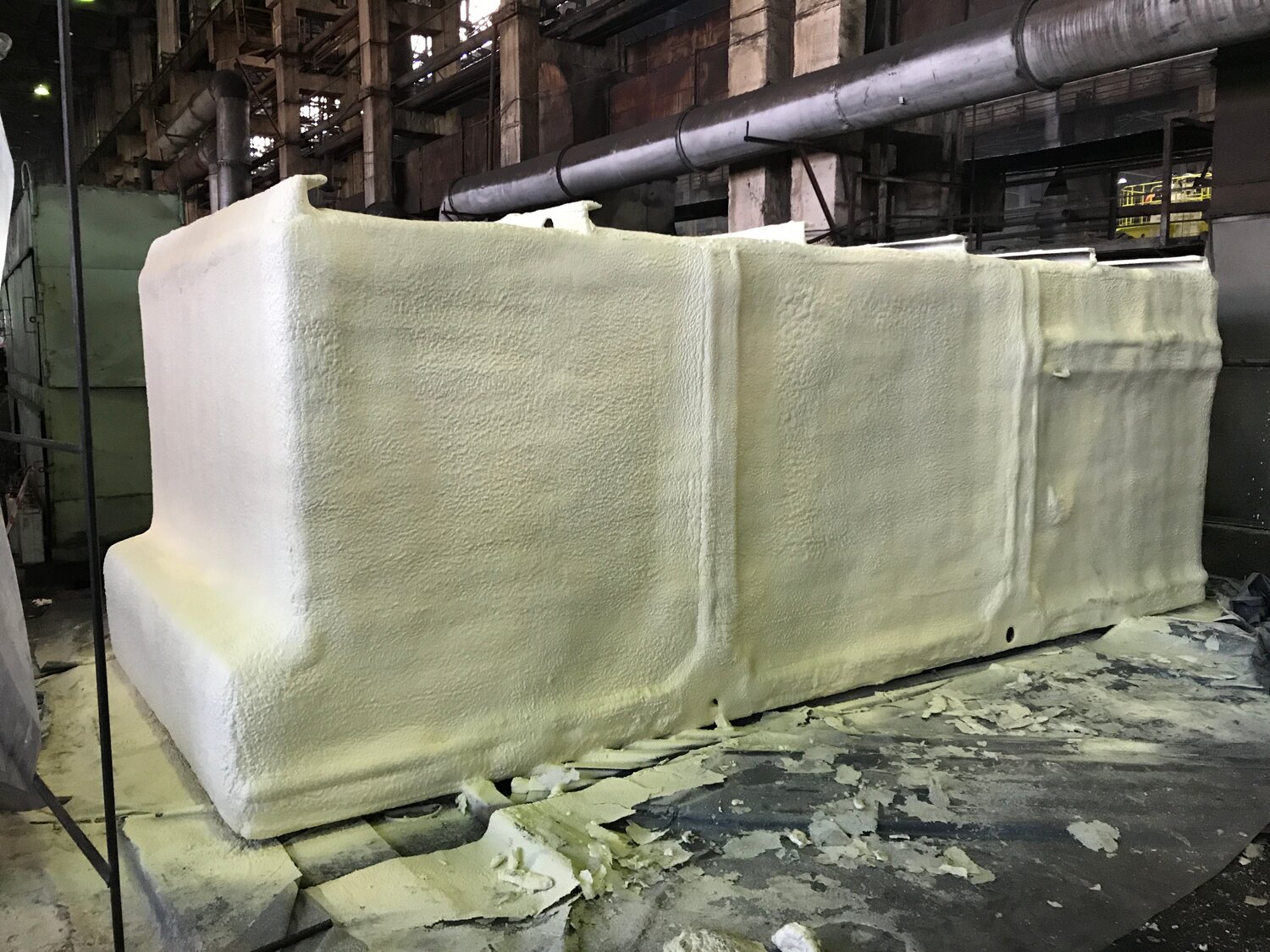 открытоячеистая пена ппу -утепление, пенополиуретан производители, пенополиуретан, емкость утепленная ппу, теплоизоляция емкости ппу плитой