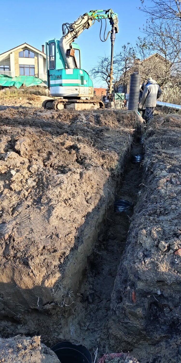 водопроводное, копка траншей, водопровод, системы водоснабжения, гуп ро урсв шахты