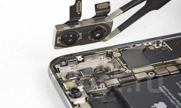 камера задняя для iphone xs, модуль камеры iphone 10, ifixit iphone xs, xs max iphone, камера айфона
