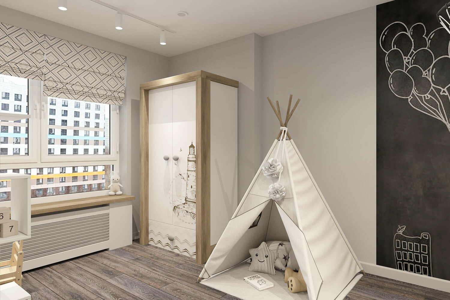 вигвам нордик, детский вигвам, квартира интерьер, палатка вигвам икеа, скандинавский стиль детская