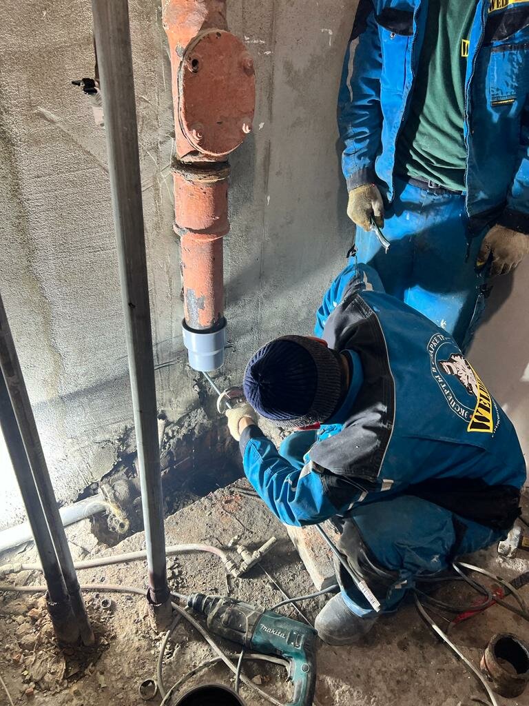 восстановление водопровода, монтаж, распределительный газопровод, водопровод, газоснабжение