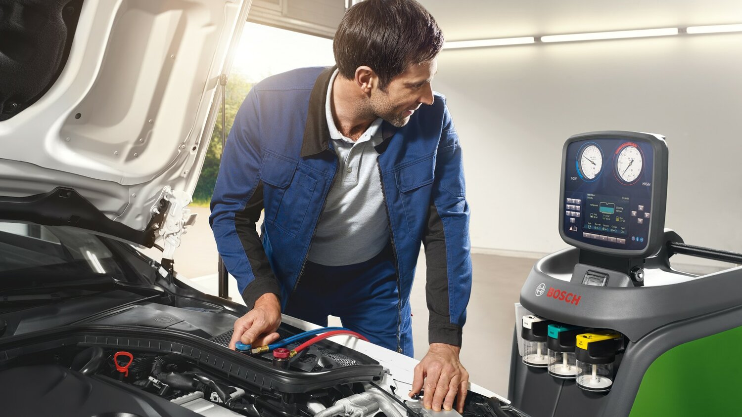 bosch acs763, автокондиционер автоэлектрик, заправка кондиционера авто, заправка автомобильных кондиционеров, автокондиционер заправка