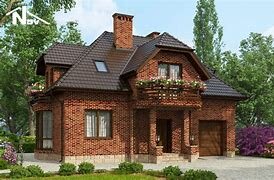 дом из кирпича, кирпичный дом, красивые дома из кирпича, проекты коттеджей из кирпича, проекты кирпичных домов