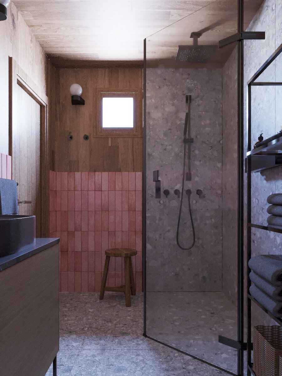 душевая комната, интерьер душевой, интерьер ванной комнаты с душевой, ванная комната душевая, ванная комната