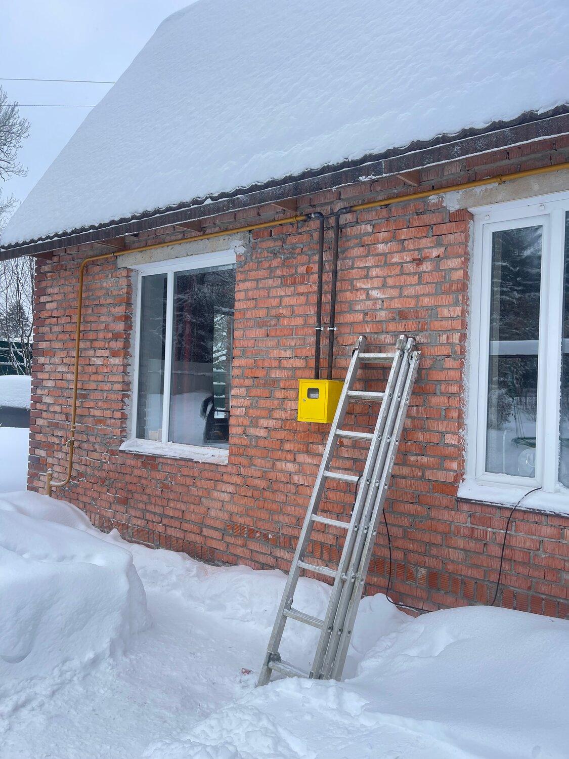 дом, дом в селе, дом кирпич, в частном доме, кирпичный дом