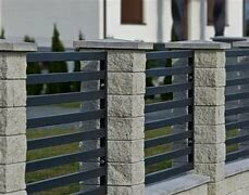 кирпичные заборные блоки арбет, забор ранчо металлический, забор из бетонных блоков, забор из блоков, современные заборы