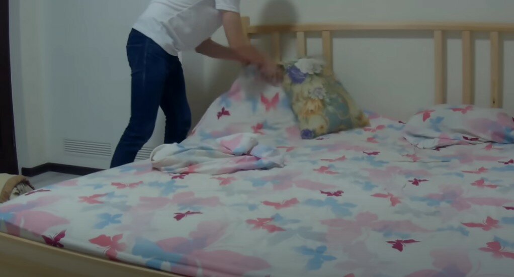 уборки, уборка в спальне, уборка квартир, уборка в комнате, легкая уборка