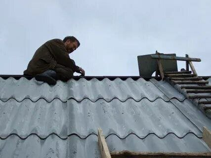 шифер на крыше, крыша из шифера, кровля шифер, кровля из шифера, нахлёст шифера