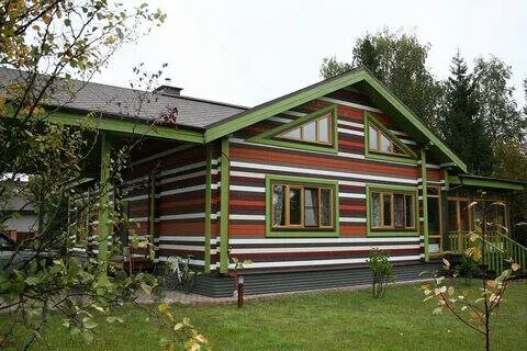 тиккурила винха 2688, варианты окраски деревянного дома снаружи, цвета фасадов деревянных домов, кп истра кантри клаб, фасад деревянного дома