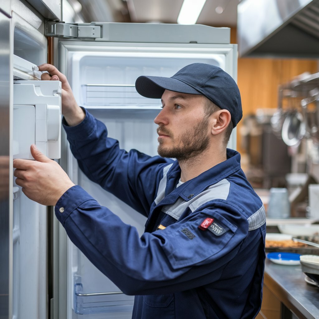 мастера по ремонту холодильников, ремонтирует холодильник, бытовая техника, холодильник, мастер по холодильникам