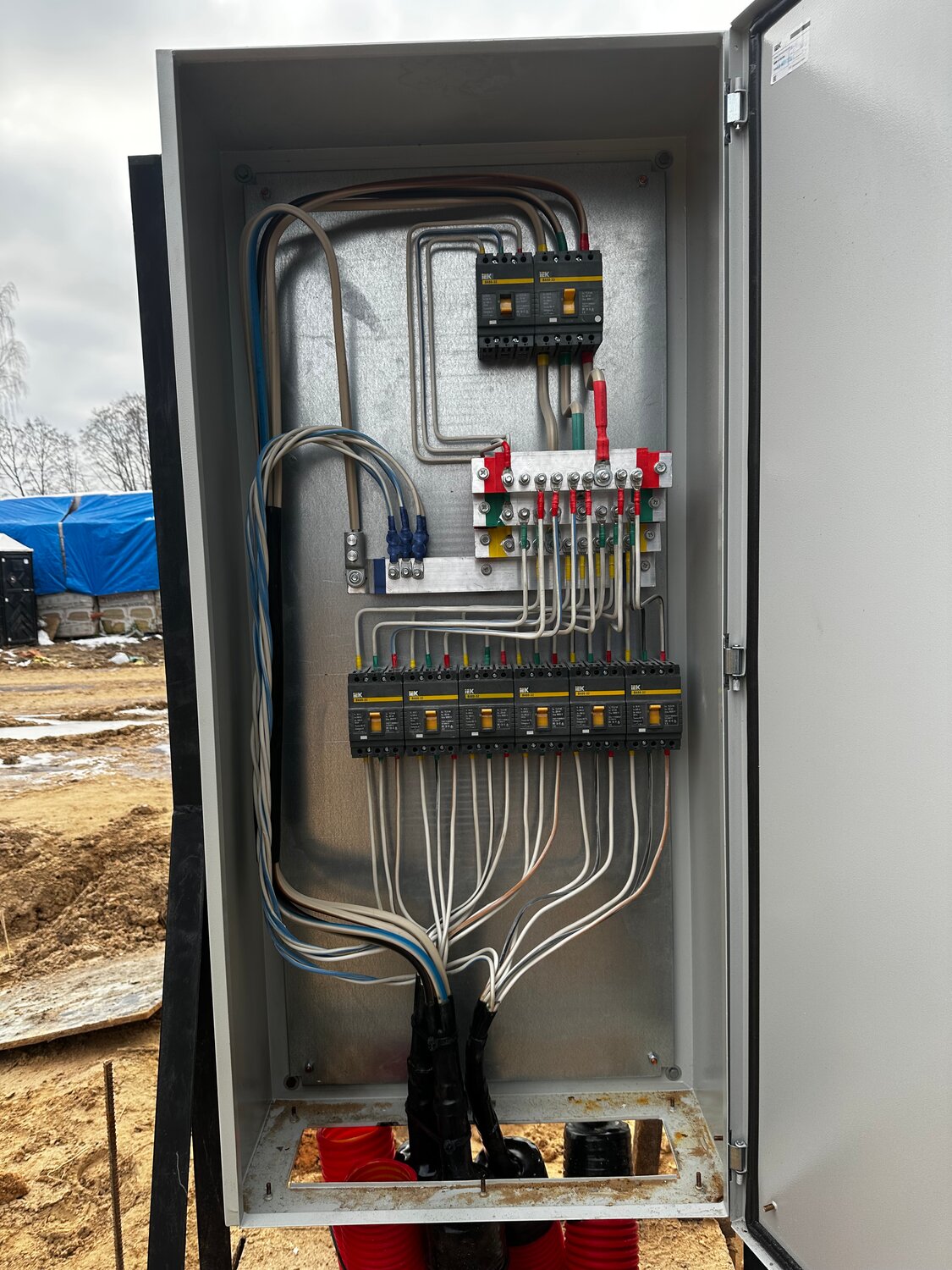 вводно распределительный щит, монтаж распределительного щита, шкаф управления, электрика, электрический шкаф управления