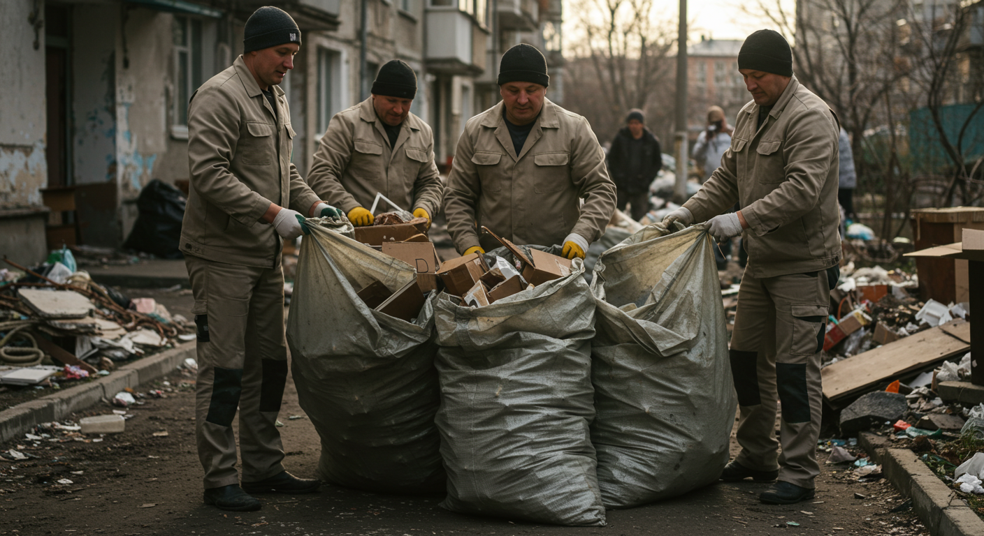 мусор, вывоз мусора, строительный мусор, отходы, строительный мусор в мешках