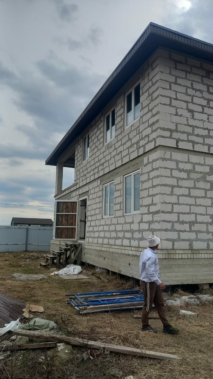 дом из газобетона, дом из пеноблоков, дом 1 5 этажа из газобетона, дом из газосиликатных блоков, пеноблоки для строительства дома