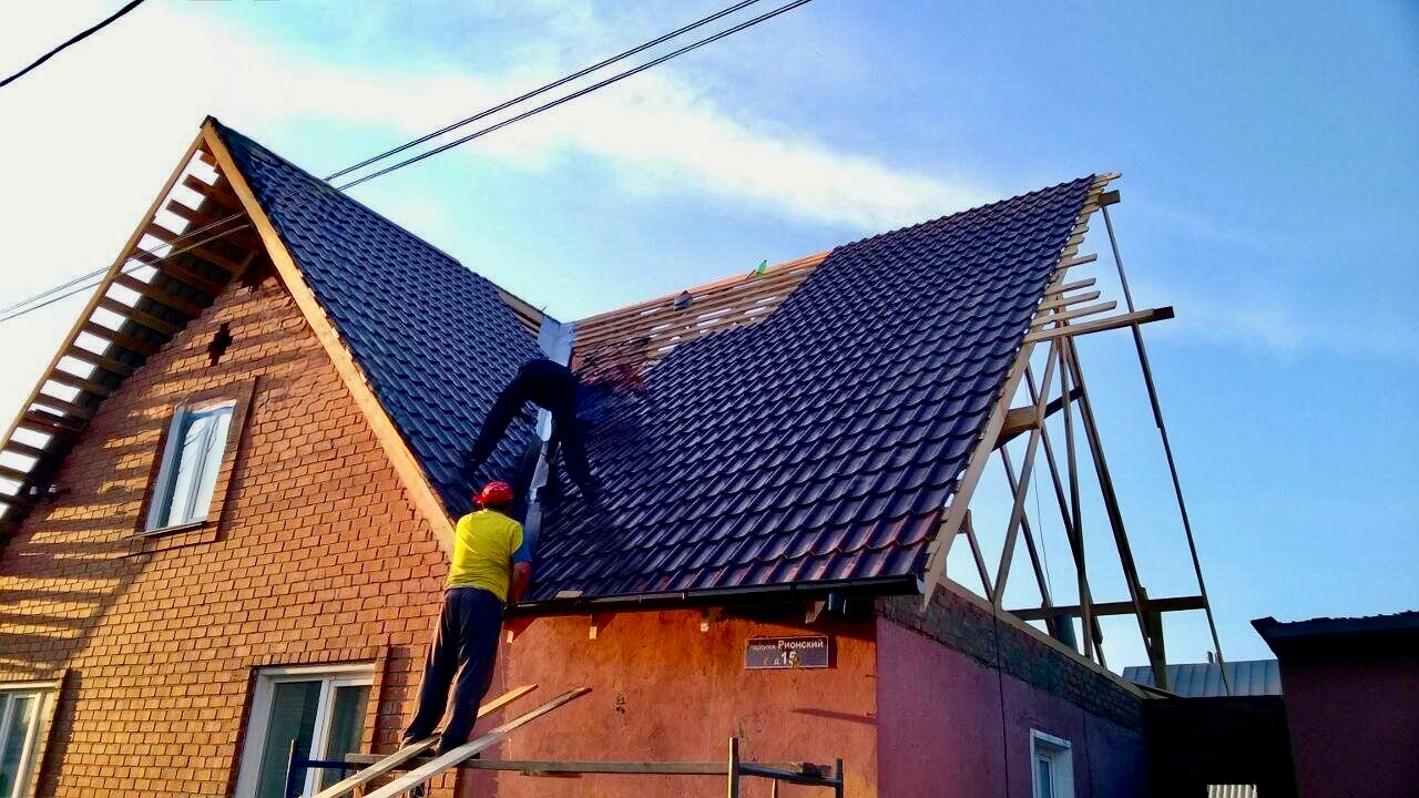 кровельные работы, кровельные работы монтаж, монтаж кровли из металлочерепицы, монтаж крыши, крыша из металлочерепицы монтаж