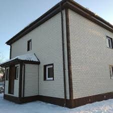 фасадная панель альта профиль фагот, фасадная панель альта профиль, фасадная панель docke stein базальт, фасадная панель, дома обшитые фасадными панелями