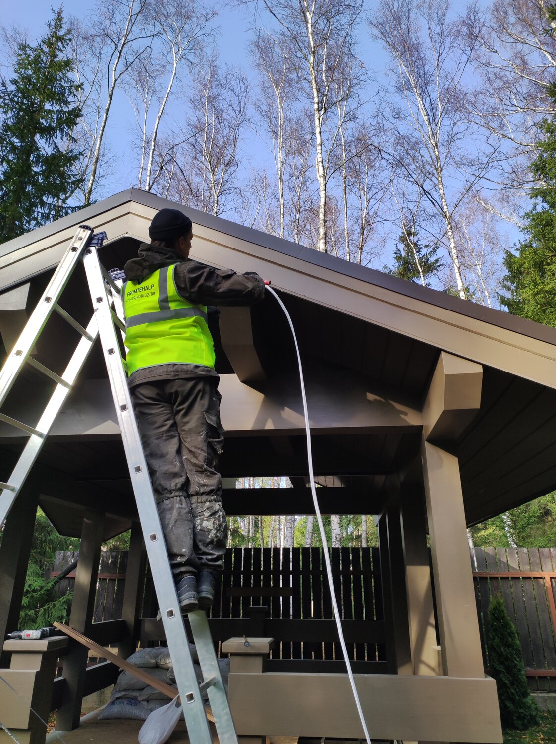 монтаж, roof repair, покрыть крышу, крыша, clean slate