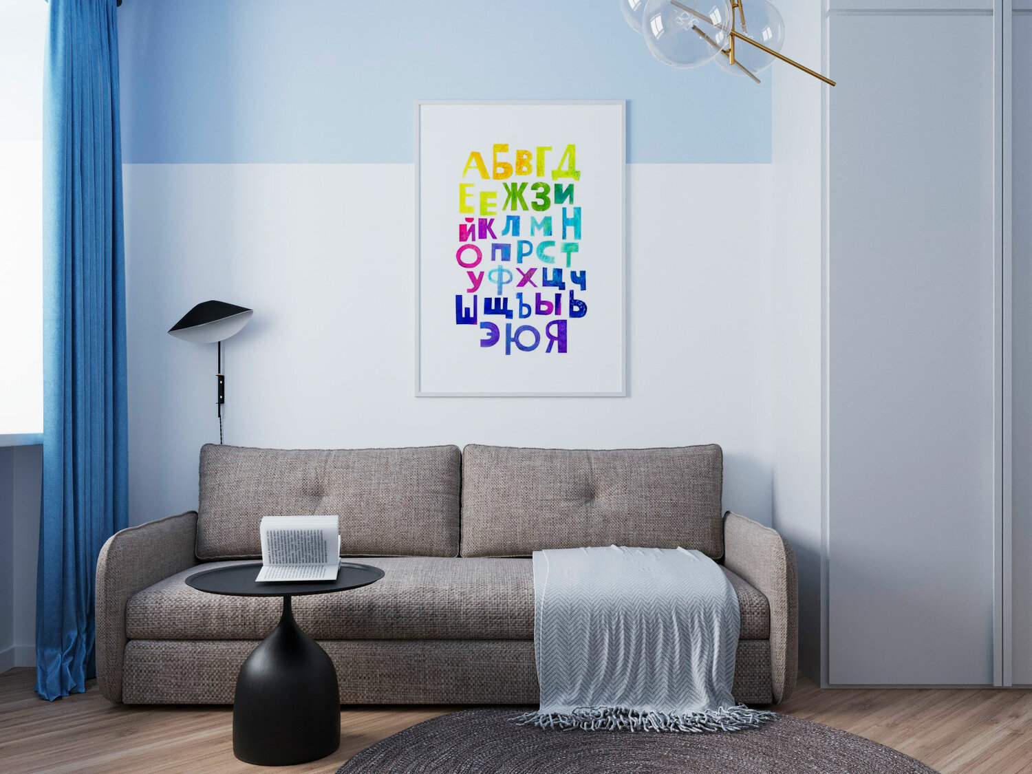 дизайн, дизайн интерьера, интерьер квартиры, современный интерьер, модульный диван в интерьере сканди