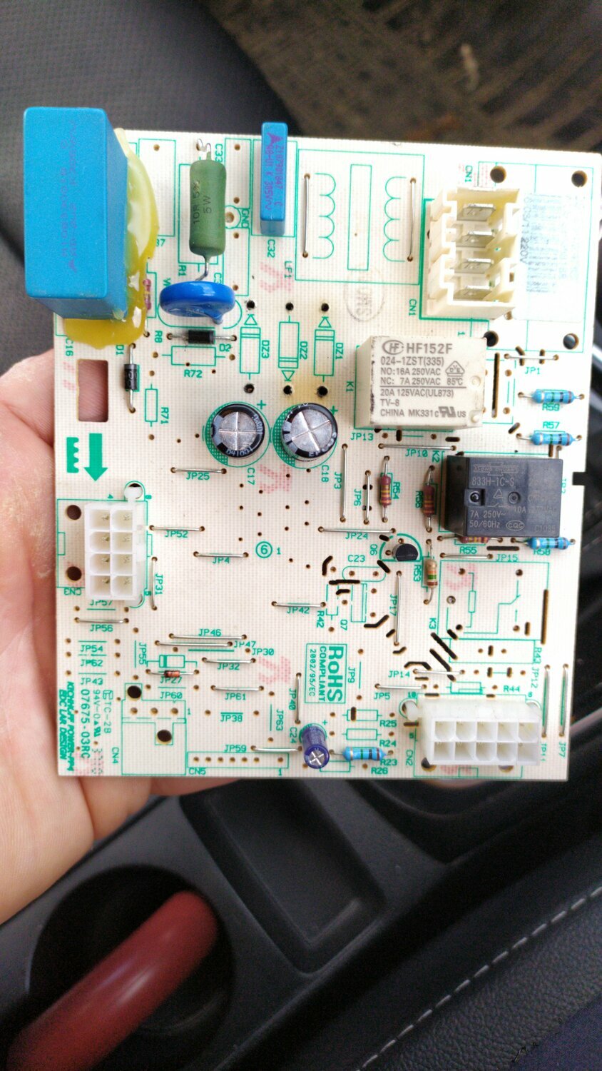 модуль для управления холодильником whirlpool 481223678548 c00315029, модуль управления холодильника whirlpool arc4020 ix, плата управления холодильника вирпул 8140 ix, плата управления стиральной машины, плата управления холодильник вирпул vc502ix