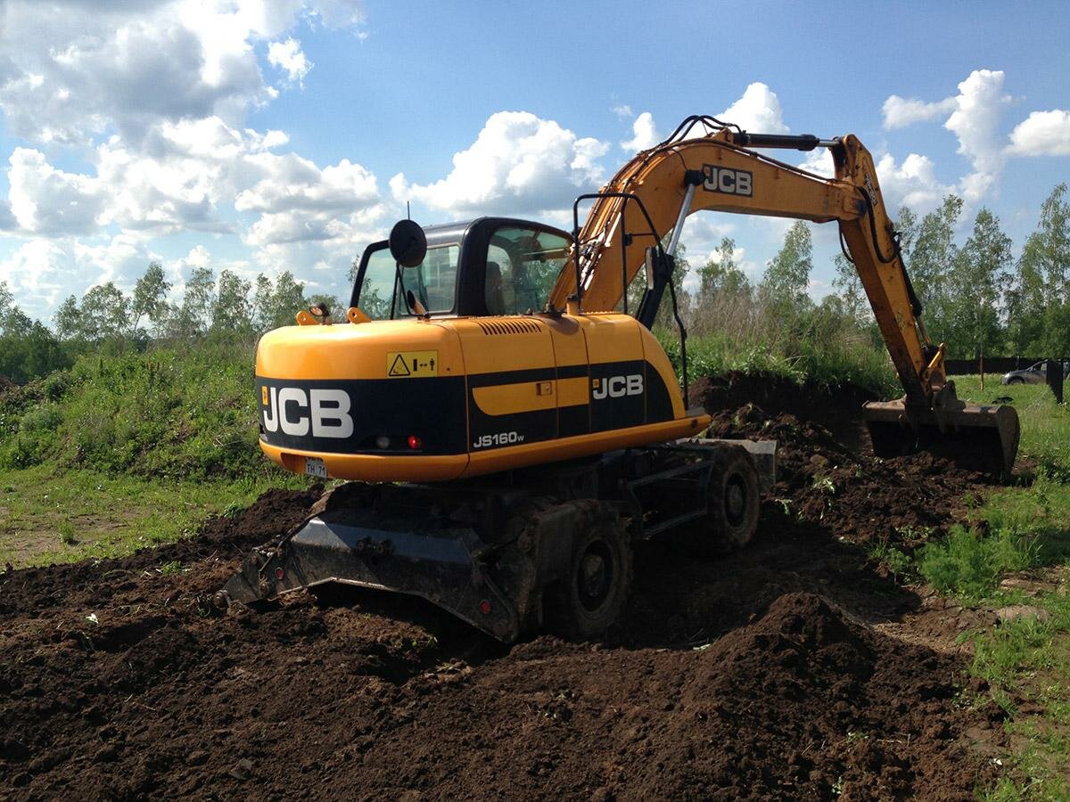 спецтехника экскаватор, колесный экскаватор джон дир, 3 cx jcb, услуги экскаватора, аренда экскаватора