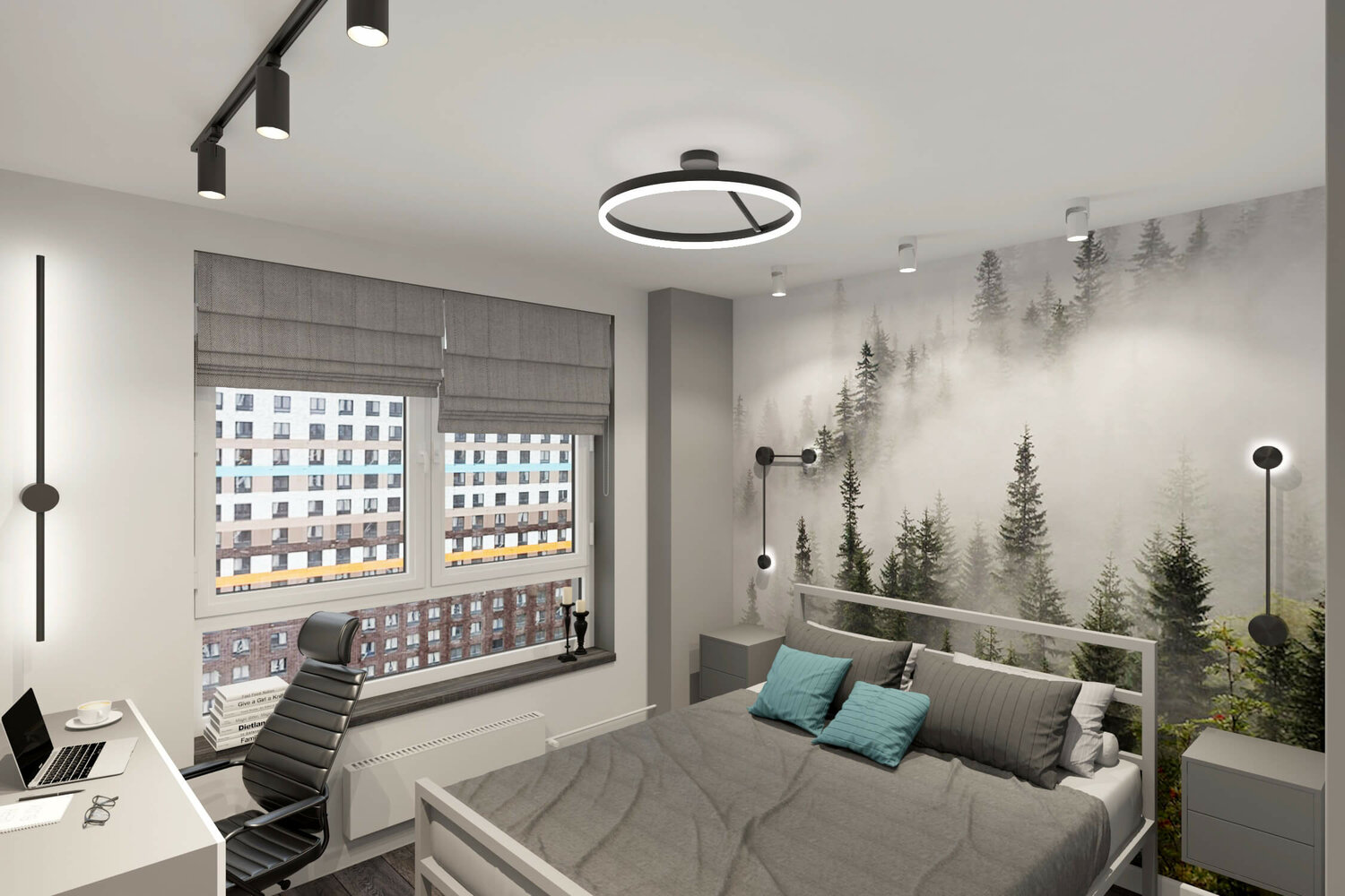 дизайн интерьера, современный интерьер, интерьер дизайн квартиры, дизайн, интерьер спальни