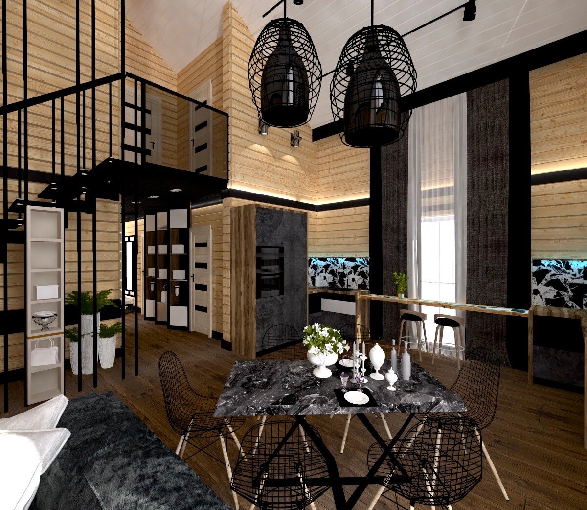 Дизайн-проект интерьера гостиной