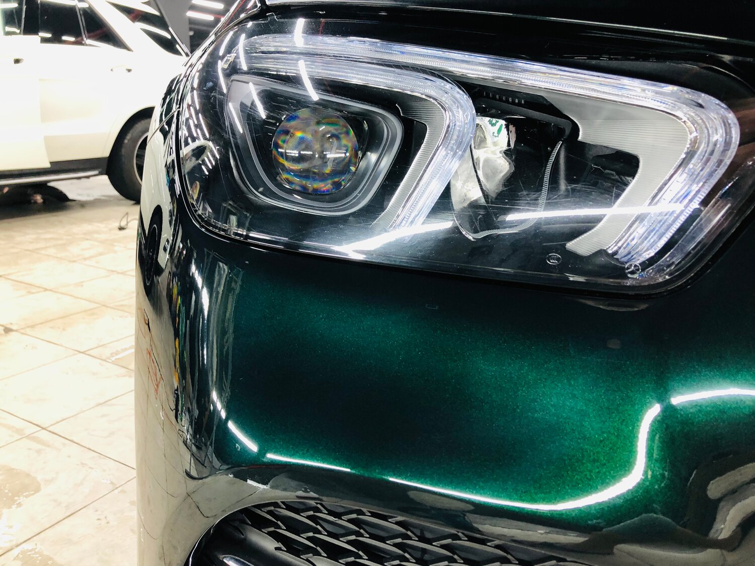 авто, покраска мерседес, чёрный мерседес бенц, автомобиль, mercedes-benz