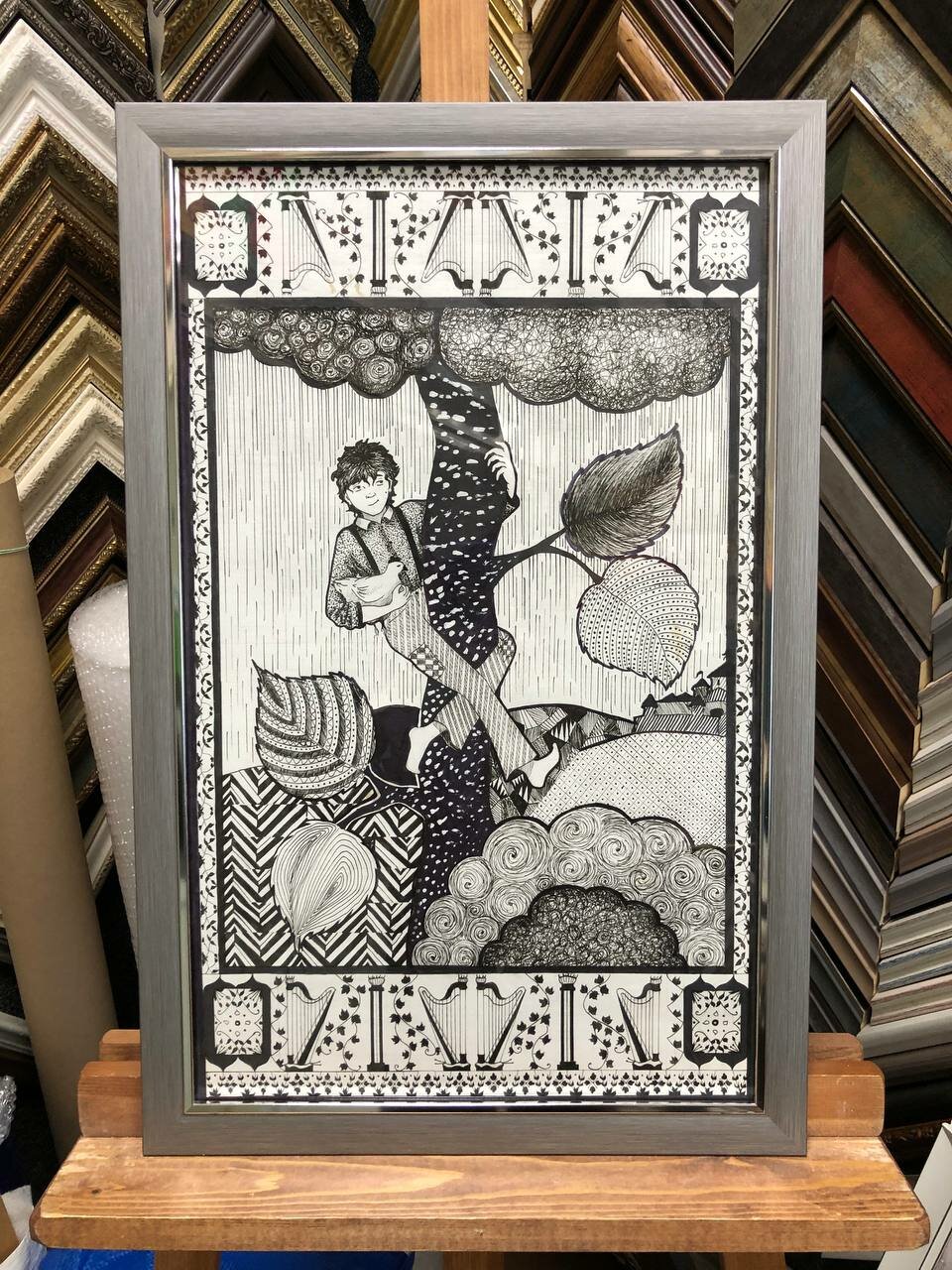рисунок, объемные картины, графика рисунки, картины, искусство