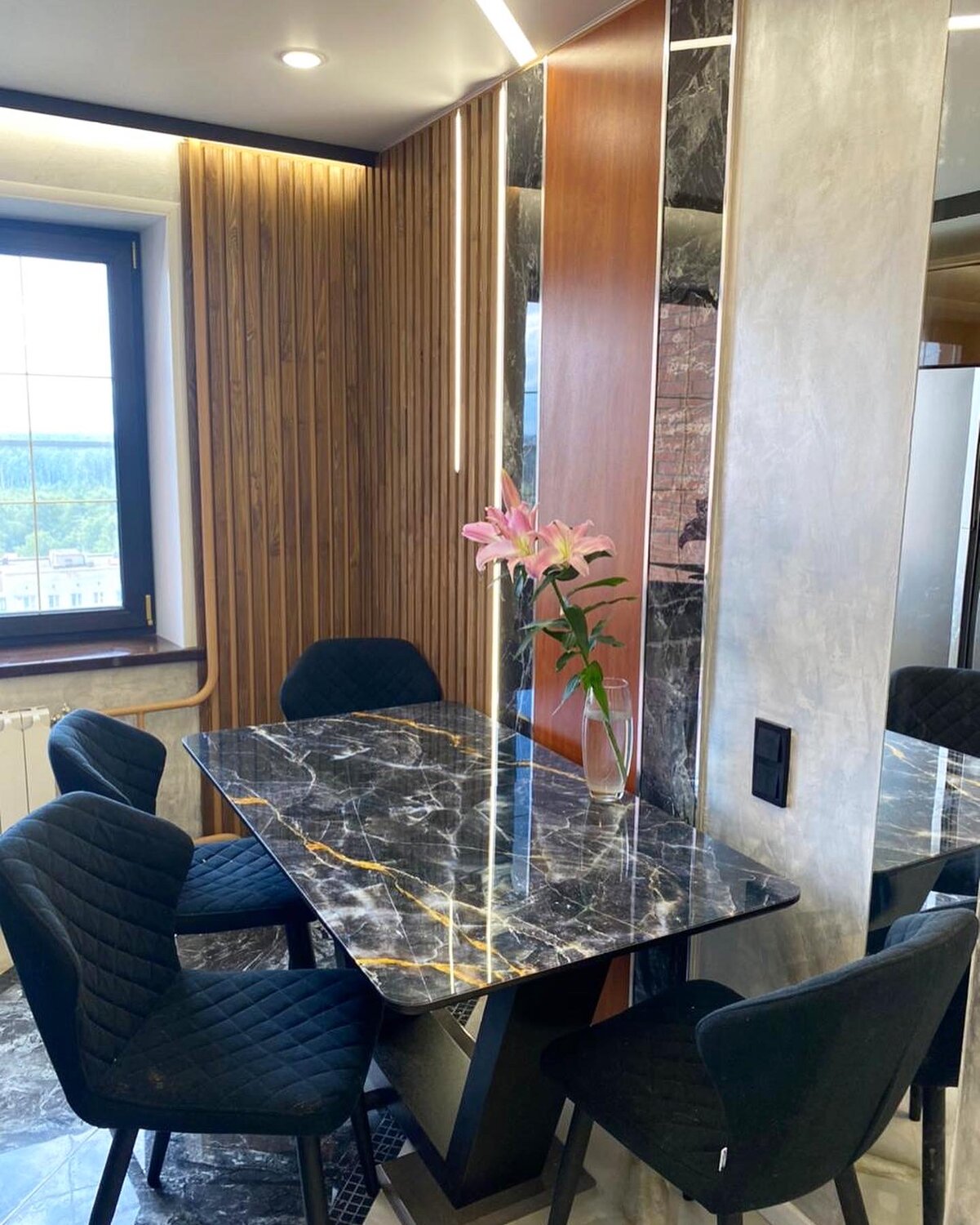 квартира, кухня гостиная, гостиная интерьер, современный интерьер столовой, кухня с гостиной дизайн