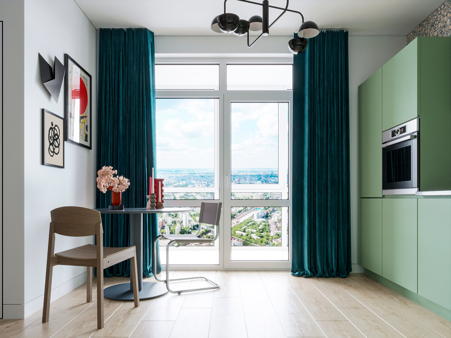 квартира, дизайн интерьера студии, дизайн интерьера, шторы в интерьере 2023, интерьер